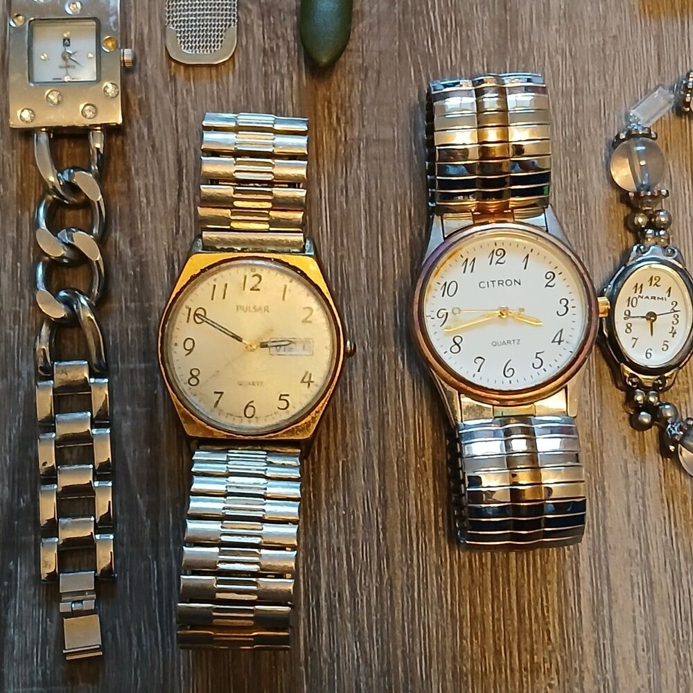 25+ Pc Watch Repair Lot VTech DX2 Timex Expedition Pulsar Art Steampunk Parts - Picture 4 of 10